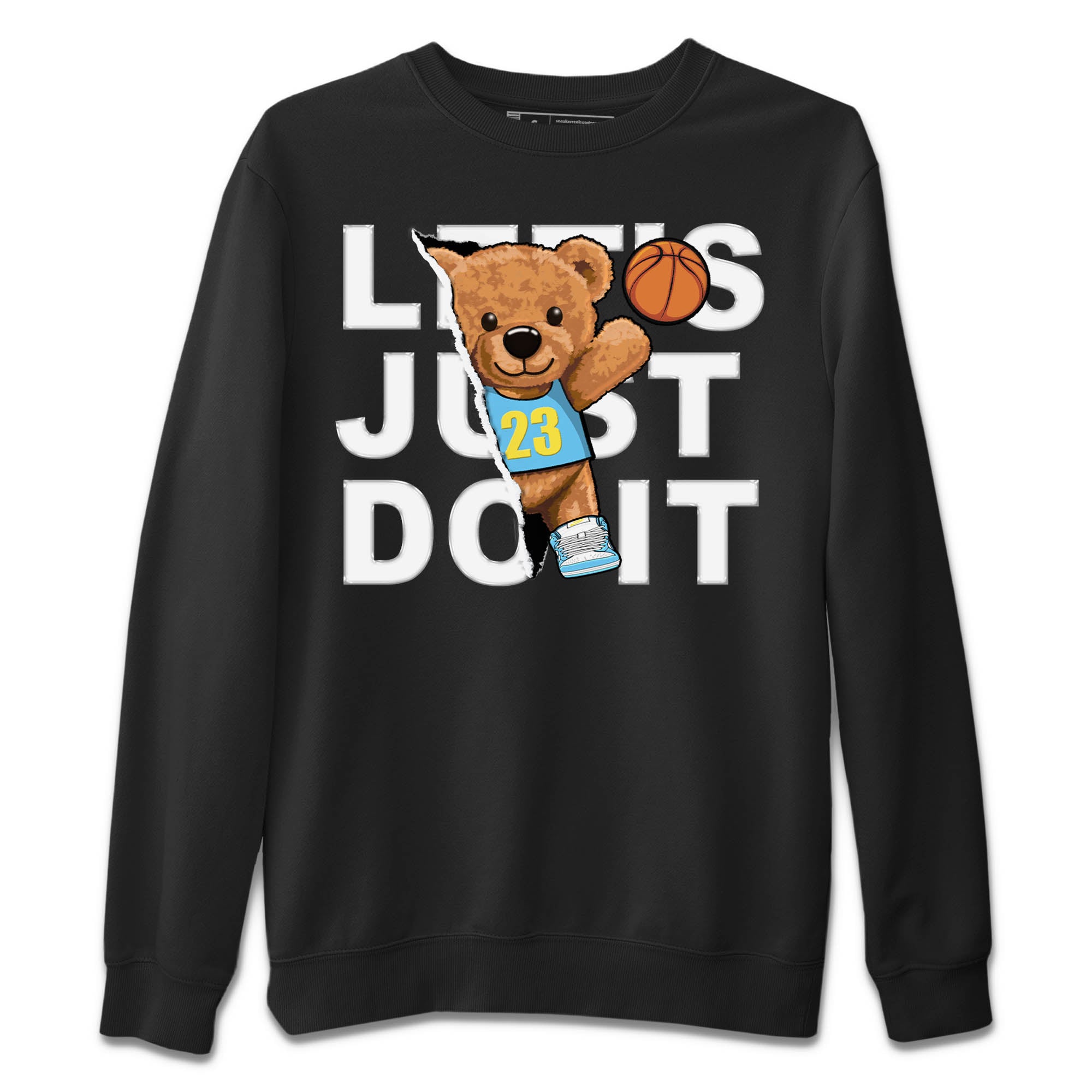 Rip Out Bear Unisex Sweater – Dunk Blue Chill, Sneakers Matching Sweater