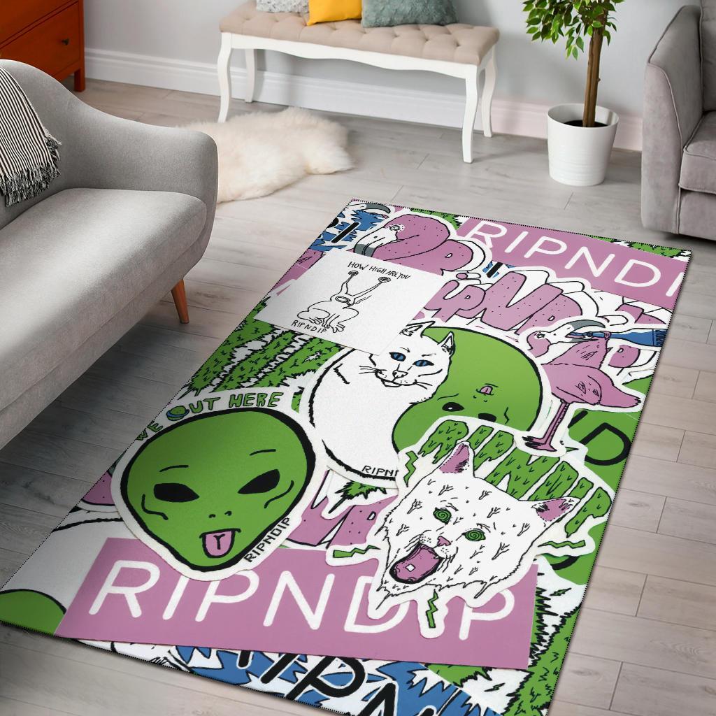 Ripndip Area Rectangle Rug