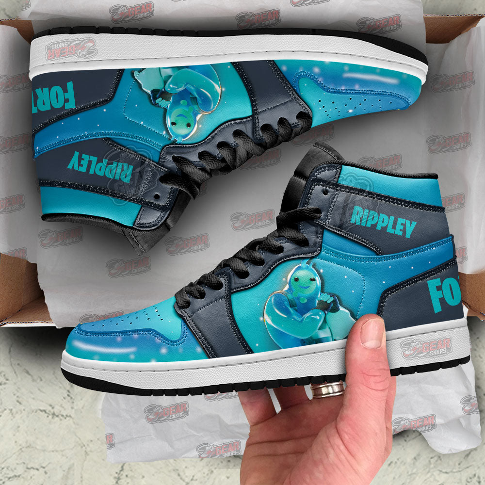 Rippley Skin Fortnite JD Sneakers Shoes For Fans, Air Jordan Hightop