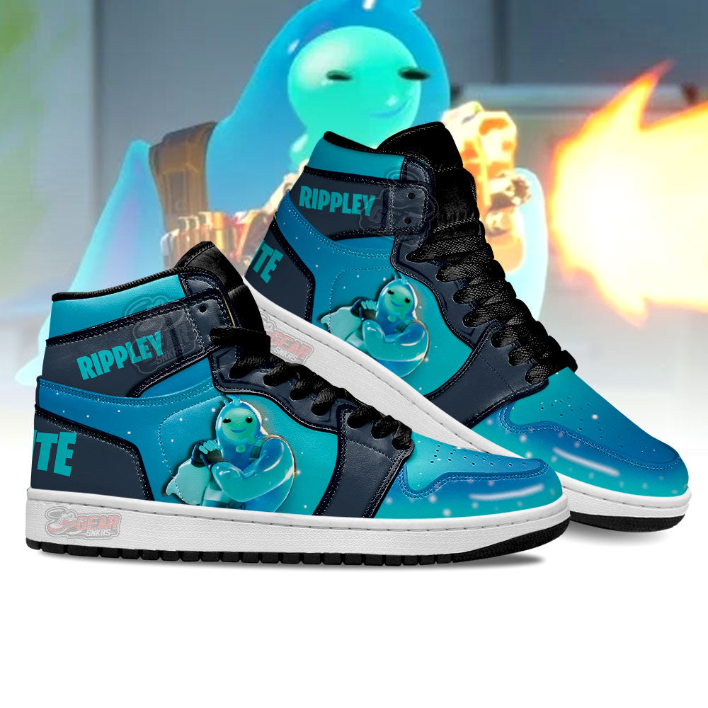 Rippley Skin Fortnite JD Sneakers Shoes For Fans, Air Jordan Hightop