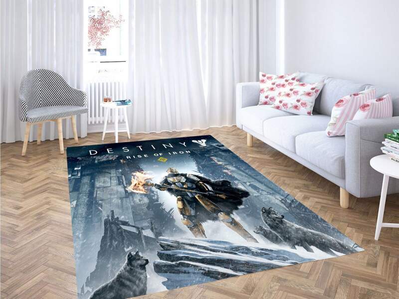 Rise Of Iron Cover Destiny Carpet Rectangle Rug