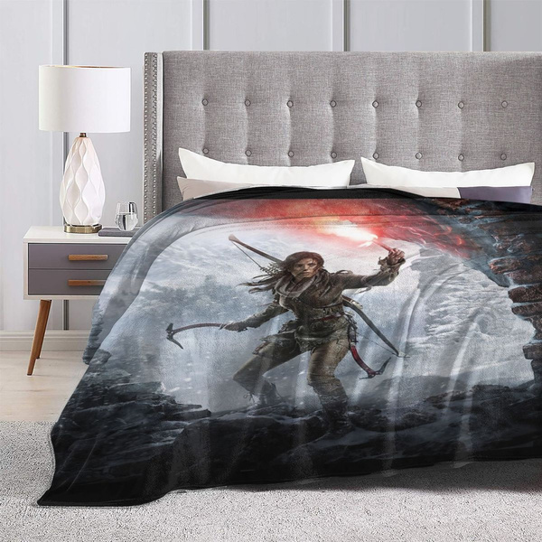 Rise Of The Tomb Raider Fleece Blanket