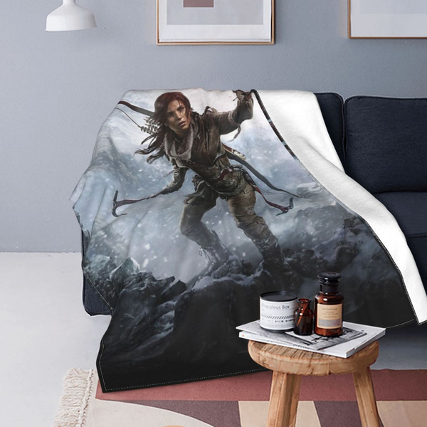 Rise Of The Tomb Raider Fleece Blanket