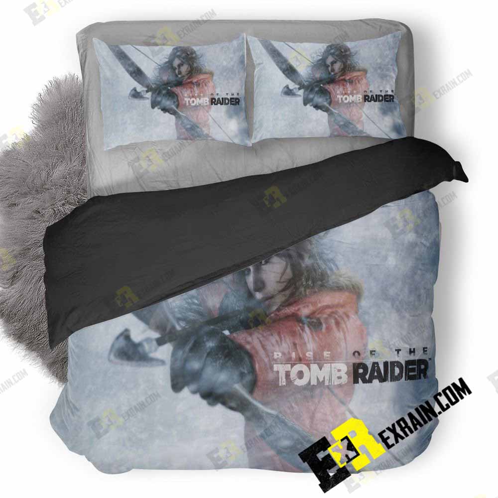 Rise Of The Tomb Raider Game 3D Customized Duvet Cover Bedding Set
