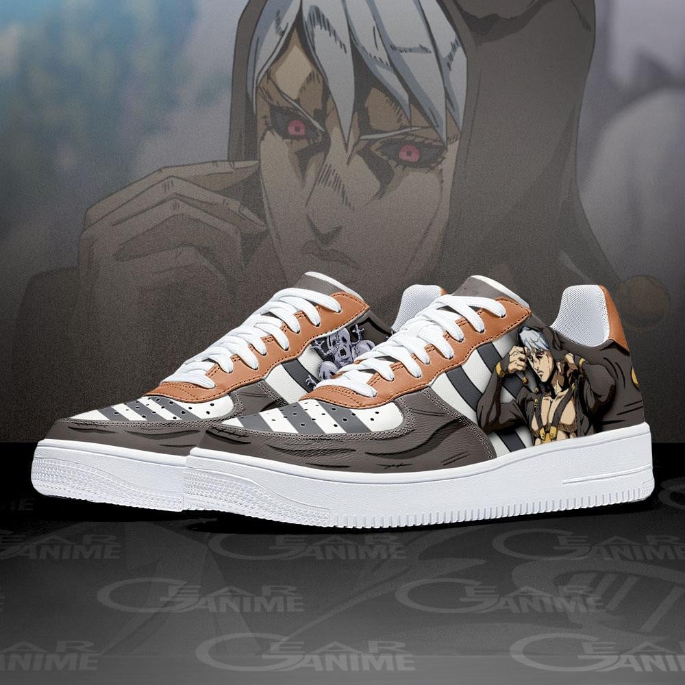 Risotto Nero Air Sneakers Custom Anime JoJo’s Bizarre Adventure Shoes