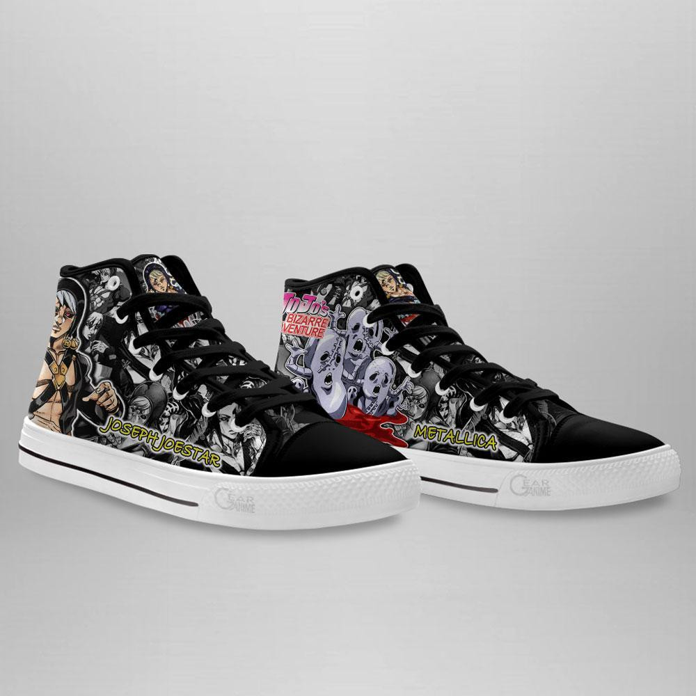 Risotto Nero High Top Shoes Custom Manga Anime Jojo’s Birraze Adventure Sneakers