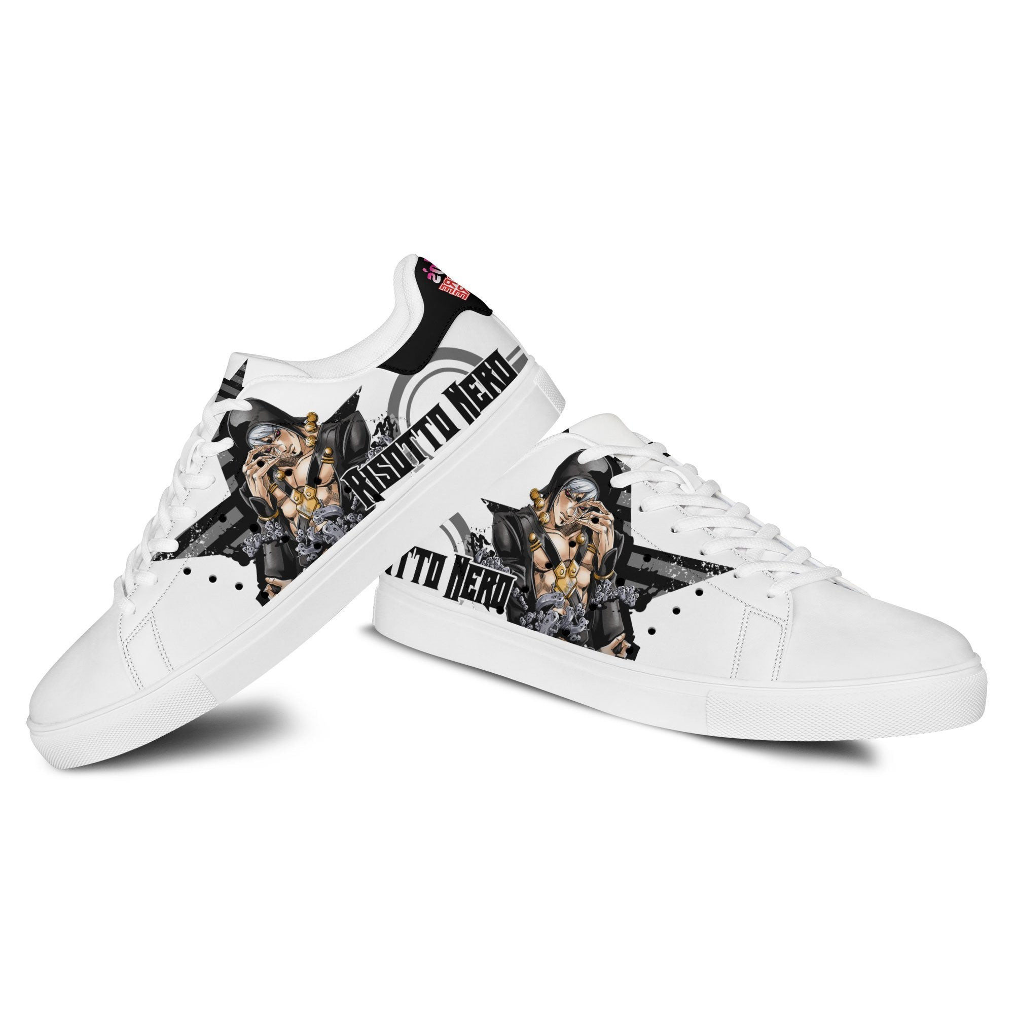 Risotto Nero Skate Sneakers Custom Anime Jojo’s Bizarre Adventure Shoes