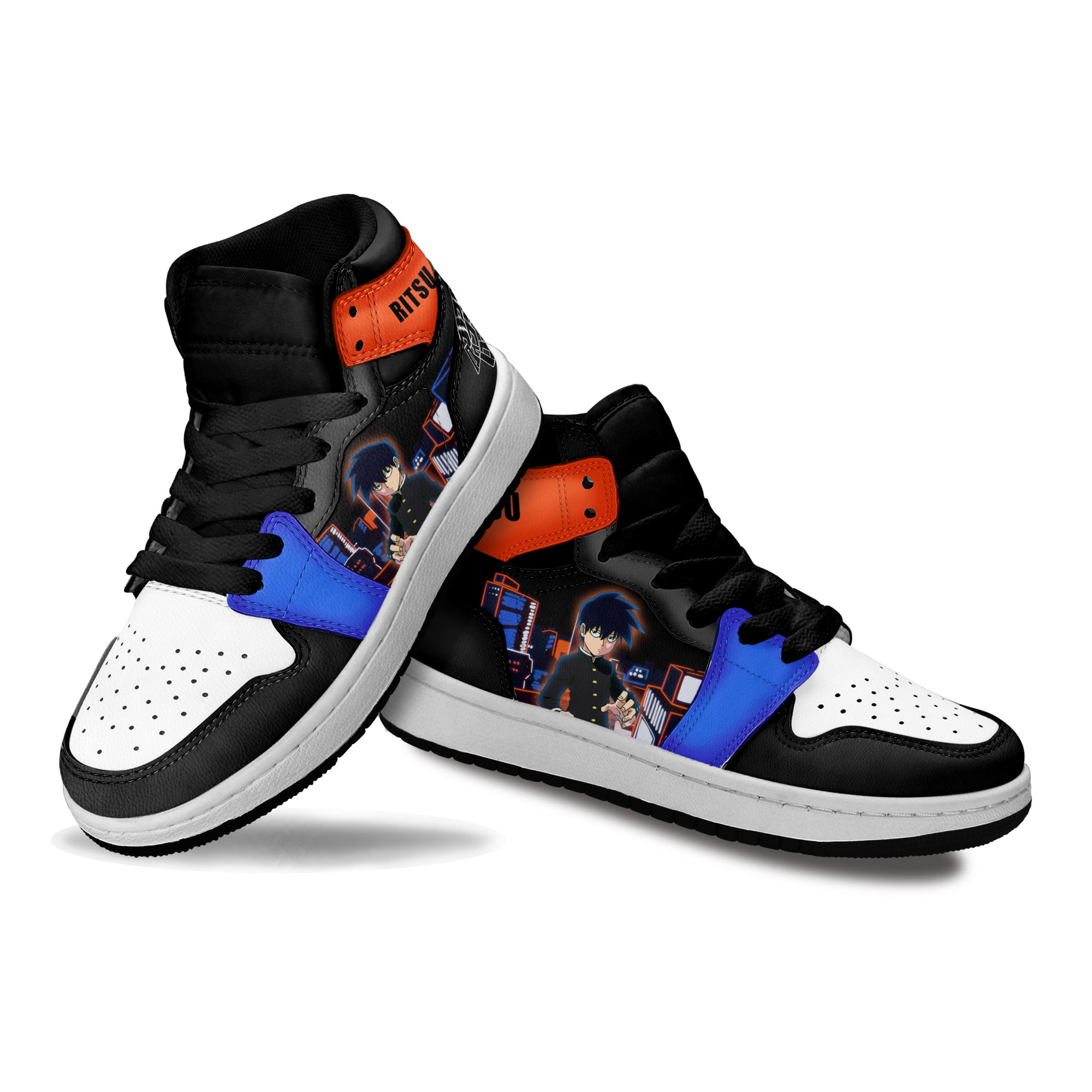 Ritsu Kageyama Kids Sneakers Mob Psycho 100 Anime Shoes For Kids