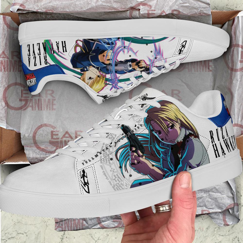Riza Hawkeye Skate Shoes Fullmetal Alchemist Custom Anime Shoes