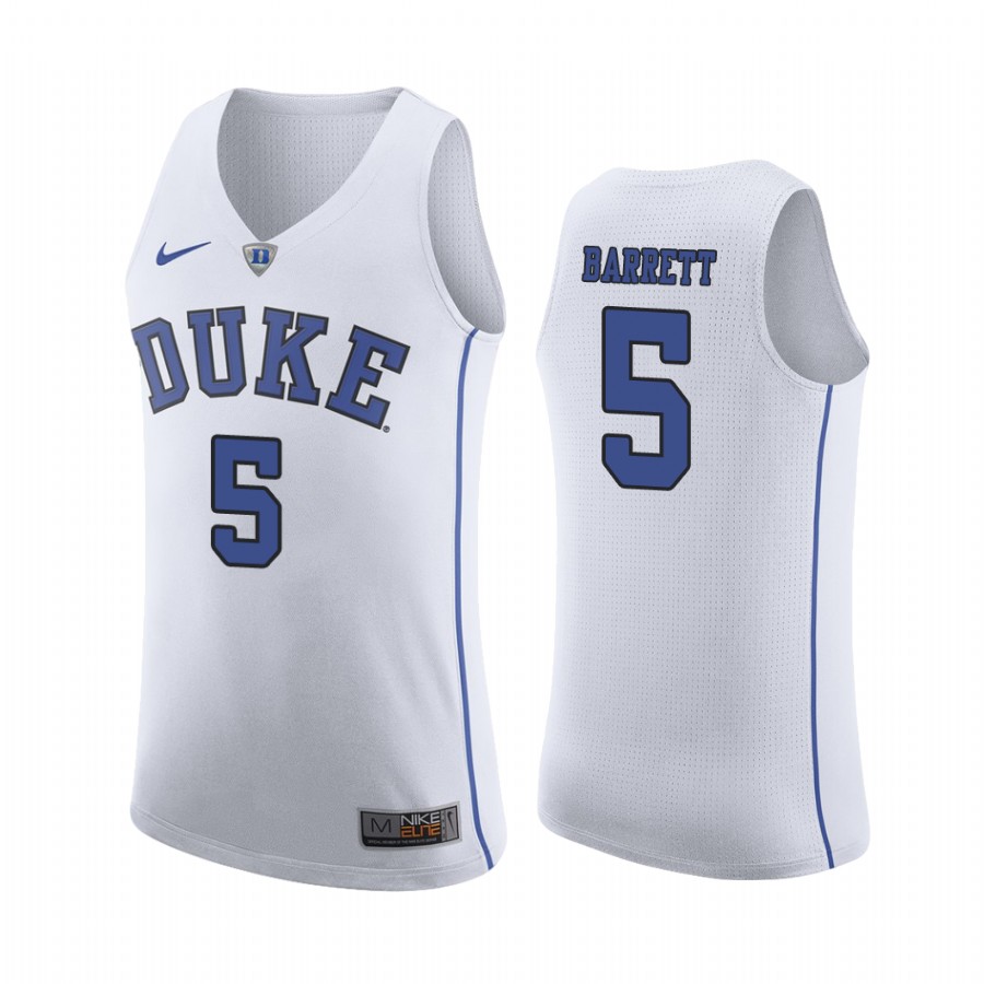 RJ Barrett White College Jersey