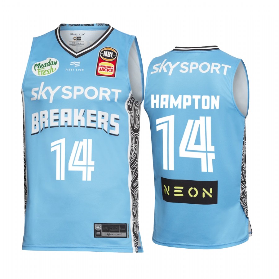 RJ Hampton #14 New Zealand Breakers Away Jersey NBL