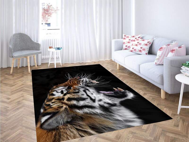 Roar Tiger Carpet Rectangle Rug