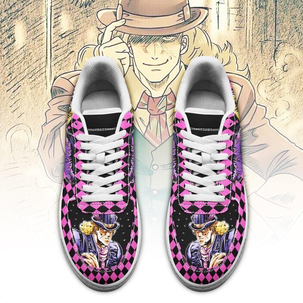 Robert E. O. Speedwagon Sneakers JoJo Anime Shoes Fan Gift Idea