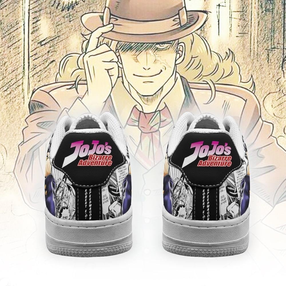 Robert Speedwagon Sneakers Manga Style JoJo’s Anime Shoes Fan Gift