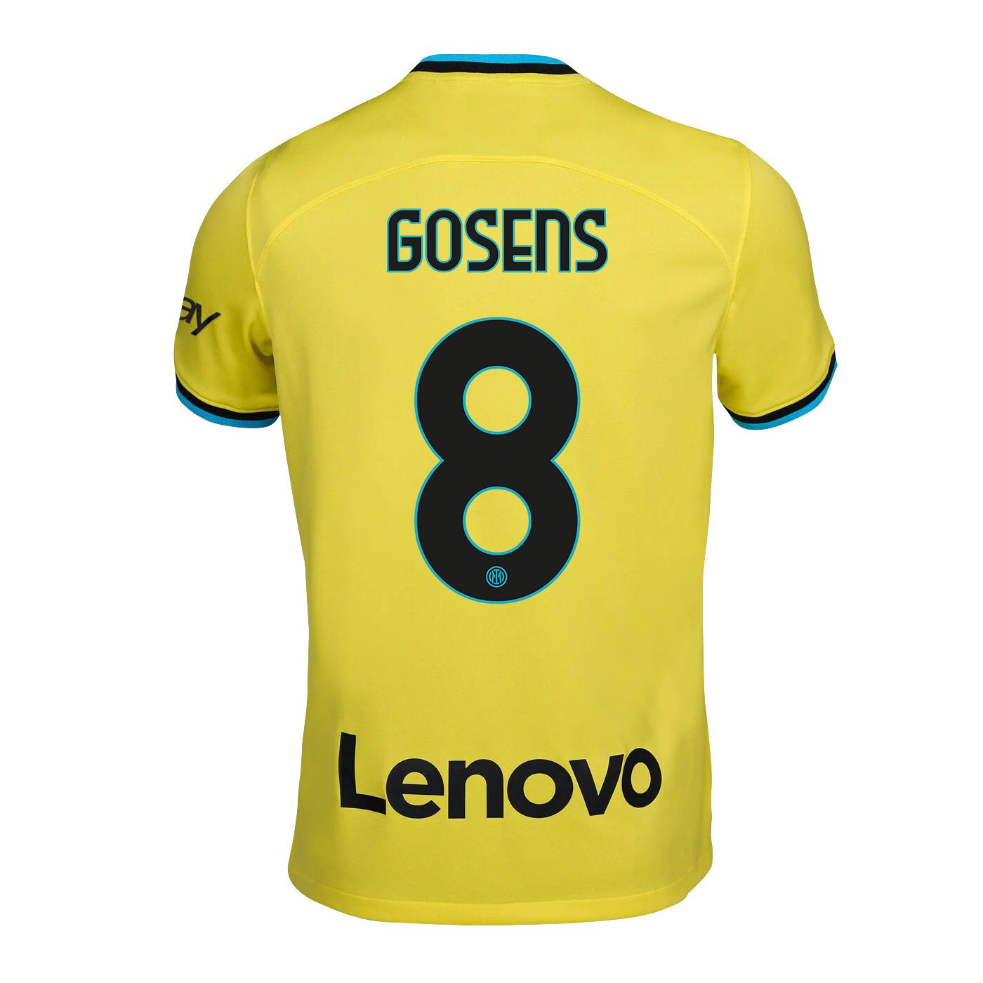 Robin Gosens 8 Inter Milan 2022/23 Third Men Jersey – Yellow Robin Gosens 8 Inter Milan 2022/23 Third Men Jersey – Yellow
