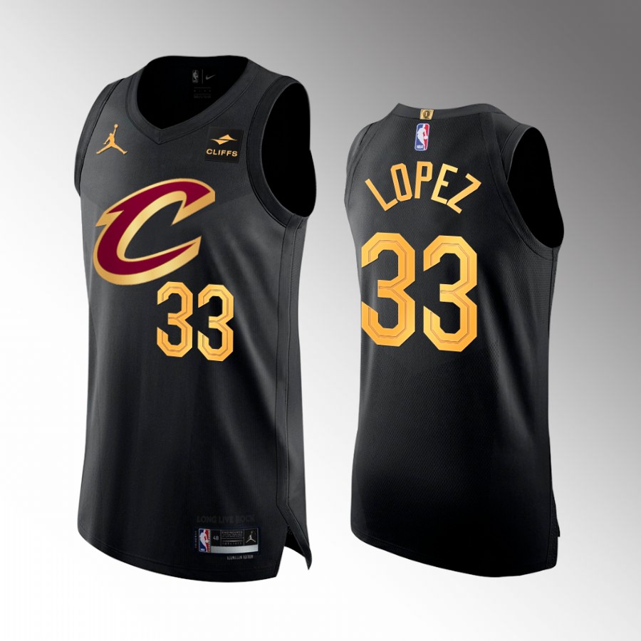 Robin Lopez 2022-23 Cavaliers #33 Statement Edition Jersey Black