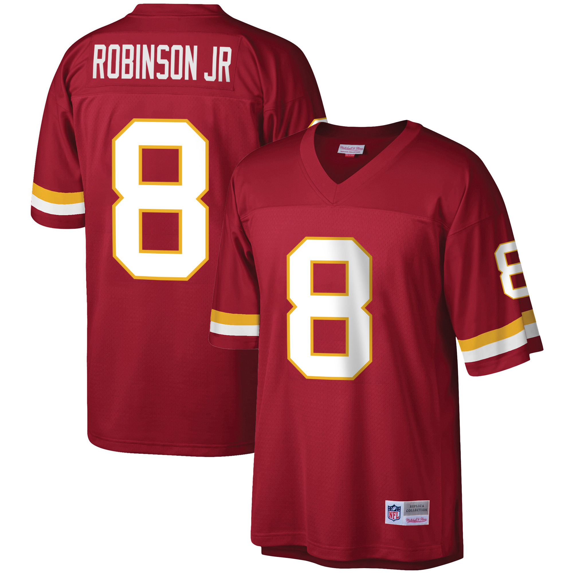 Robinson Jr. Men's Washington Commanders Big & Tall Legacy Burgundy Jersey - All Stitched 