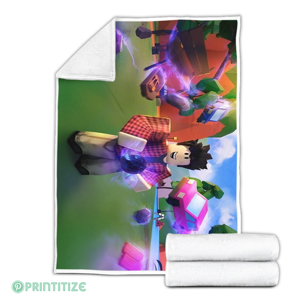 Roblox Black Hole Simulator Fleece Blanket
