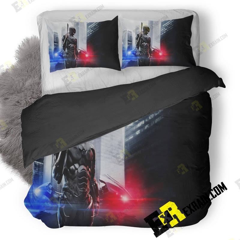 Robocop 8K 65 3D Customized Duvet Cover Bedding Set