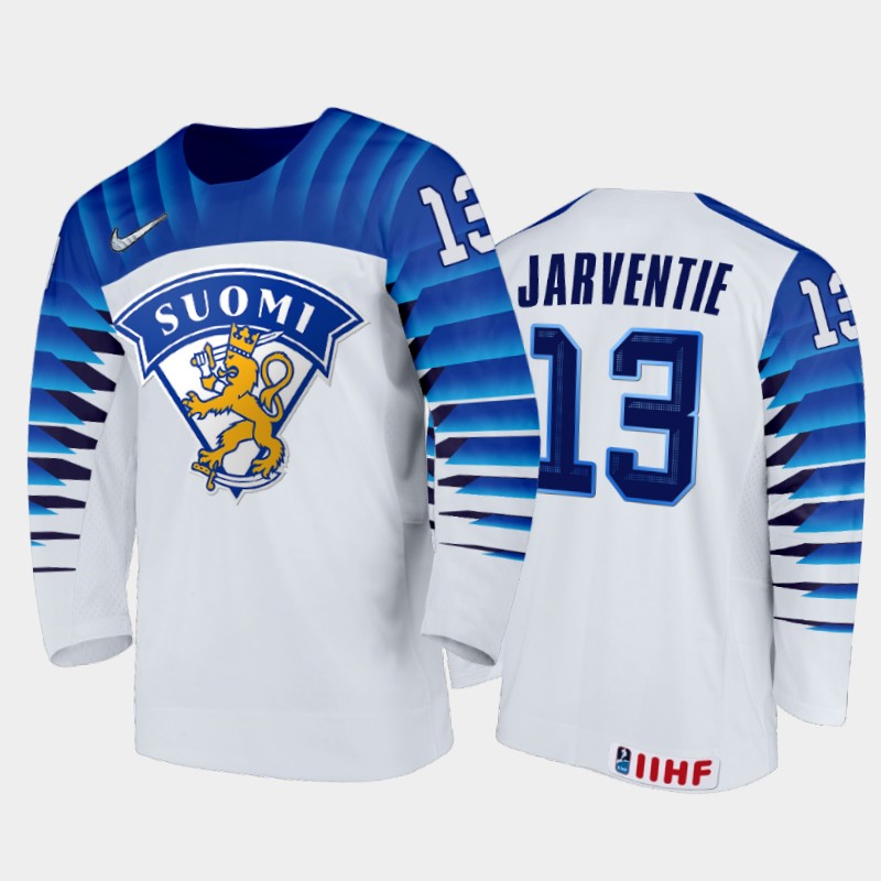 Roby Jarventie Finland White Home Jersey 2022 IIHF World Junior Championship