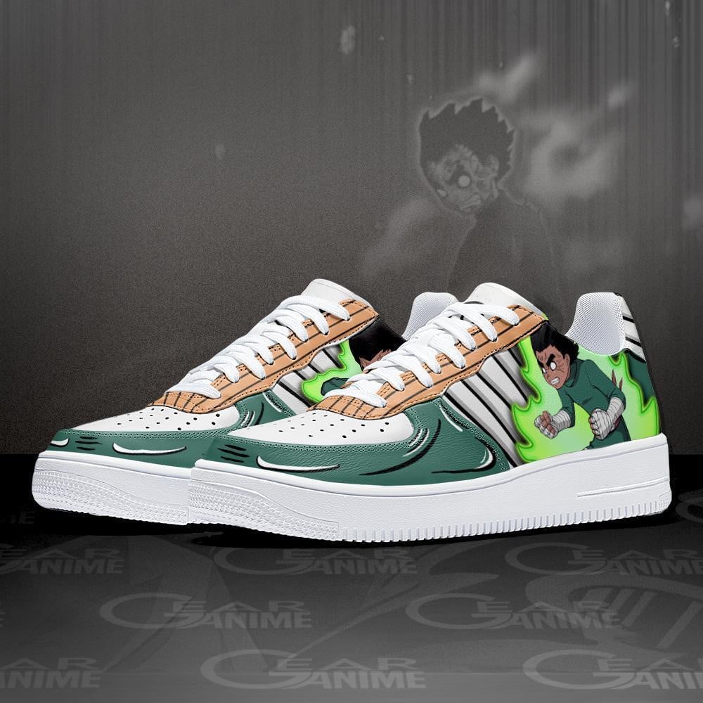 Rock Lee Air Sneakers Taijutsu Custom Anime Shoes
