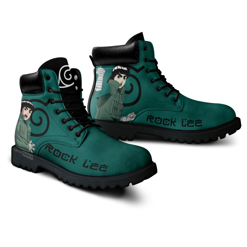 Rock Lee Boots Custom Shoes For Anime Fans