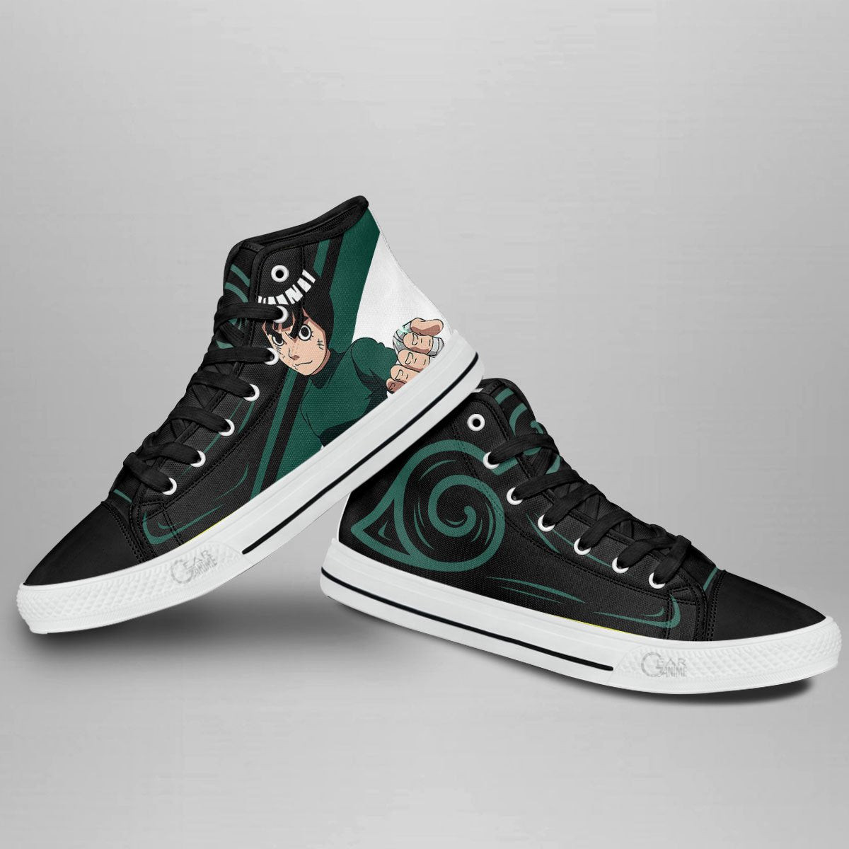 Rock Lee High Top Shoes Custom Anime Sneakers