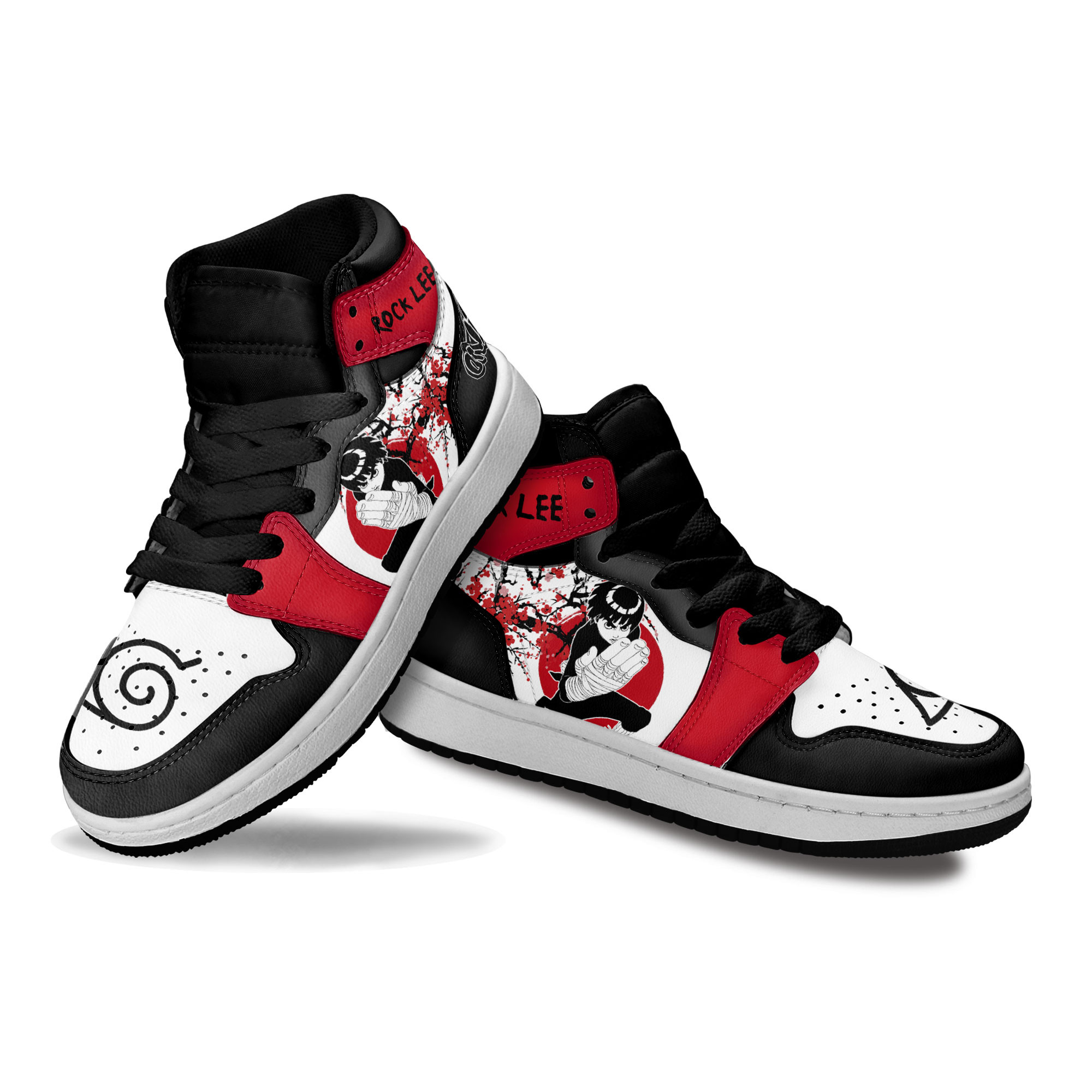 Rock Lee Kids Sneakers Custom Anime Shoes For Kids Japan Style
