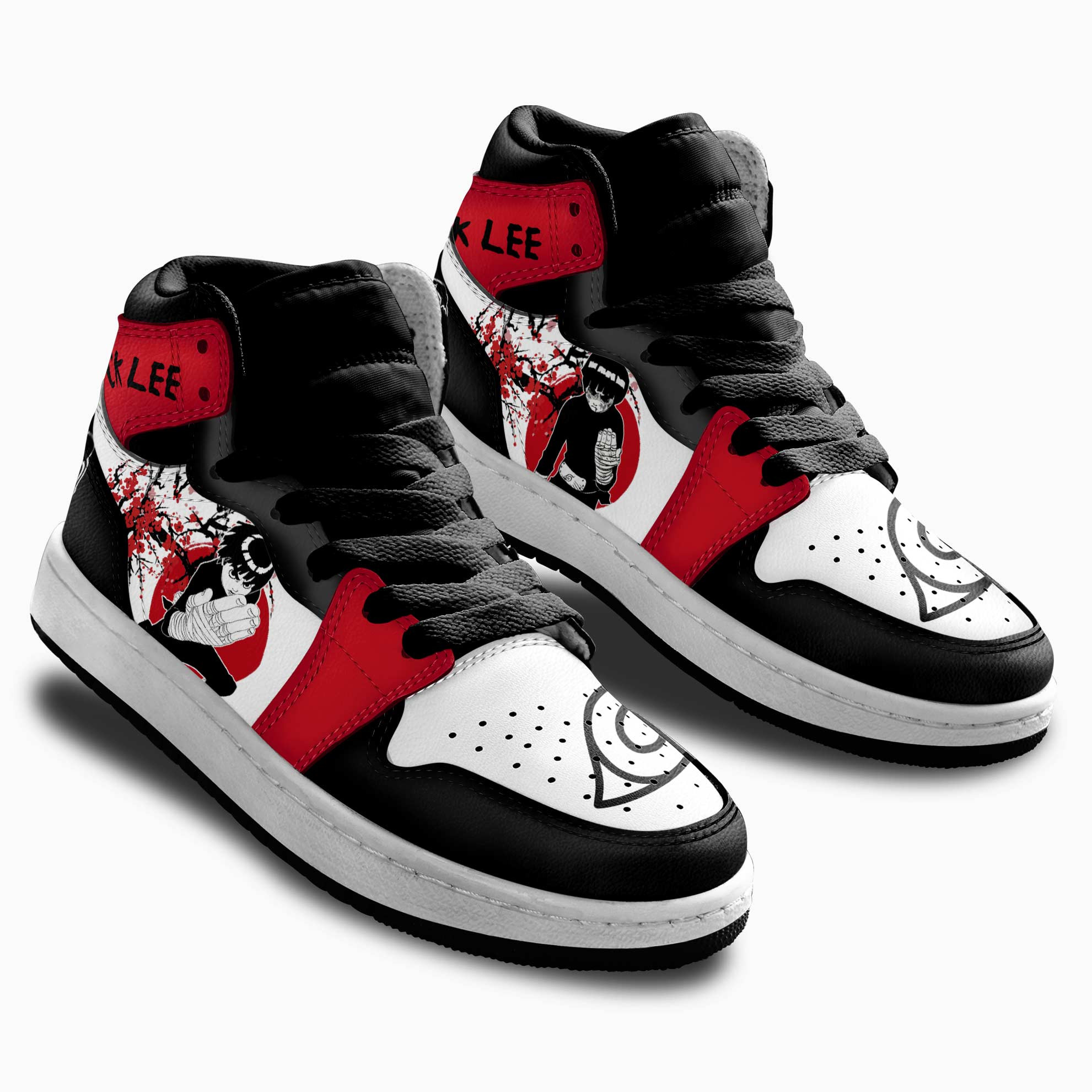 Rock Lee Kids Sneakers Custom Anime Shoes For Kids Japan Style