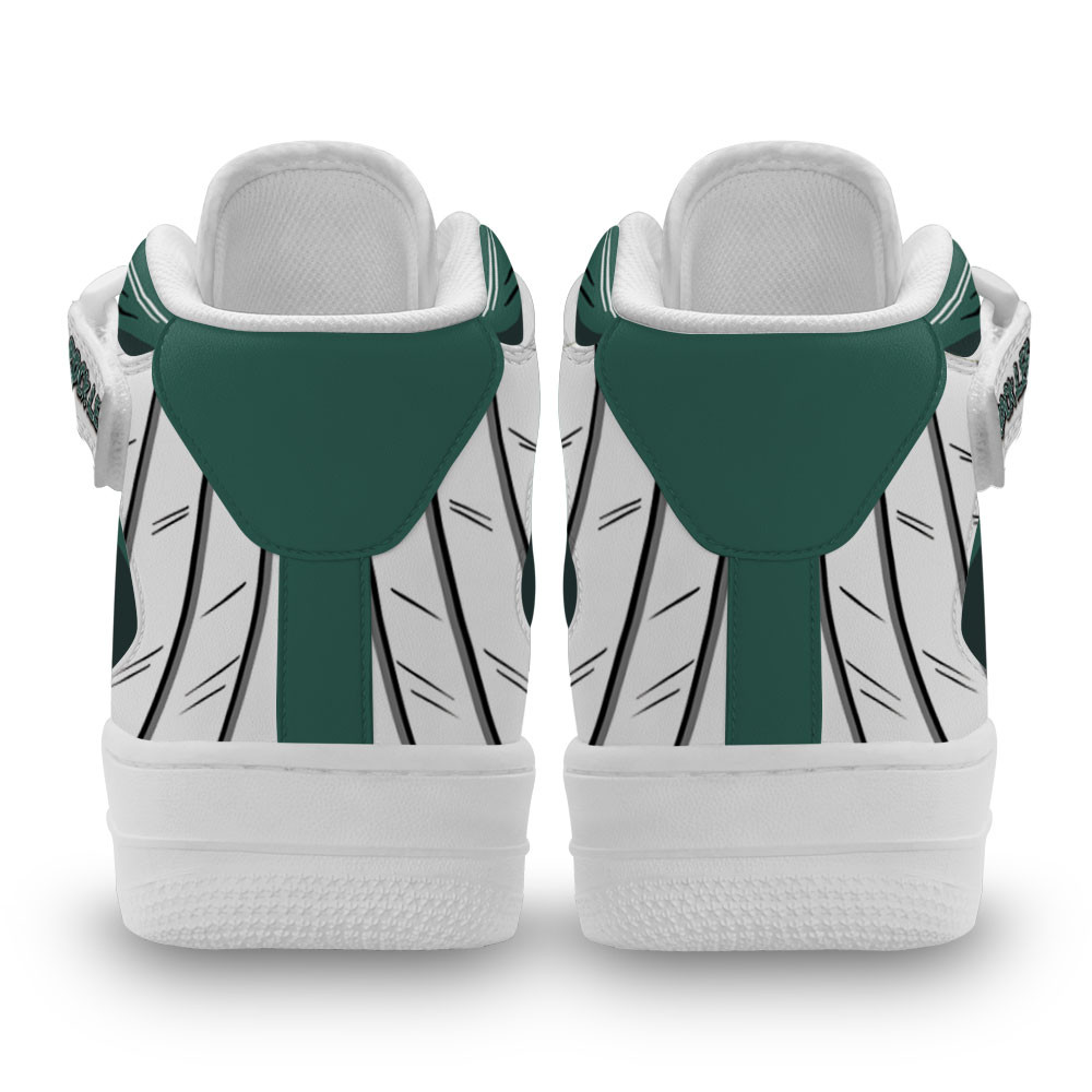 Rock Lee Sneakers Air Mid Custom NRT Anime Shoes