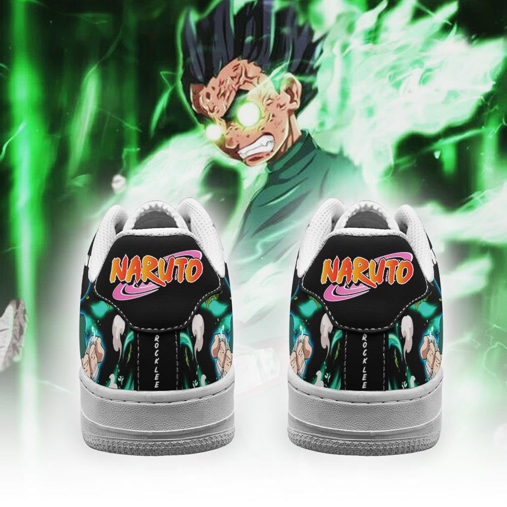 Rock Lee Sneakers Custom Anime Shoes Leather