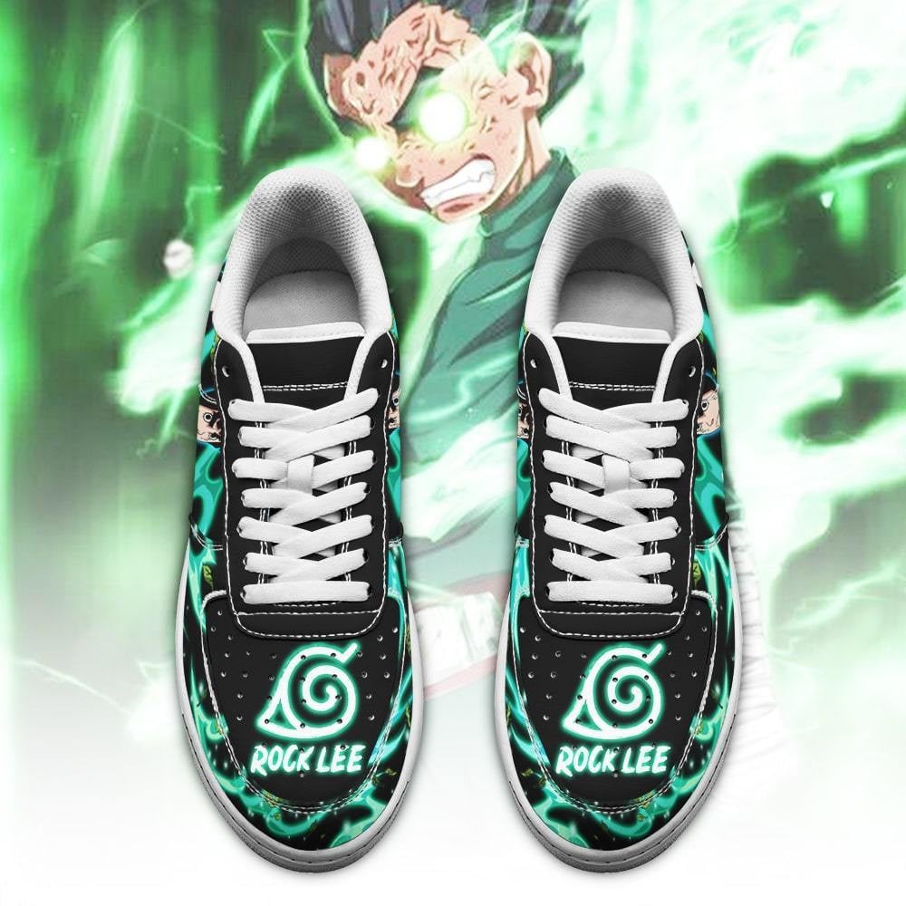 Rock Lee Sneakers Custom Anime Shoes Leather