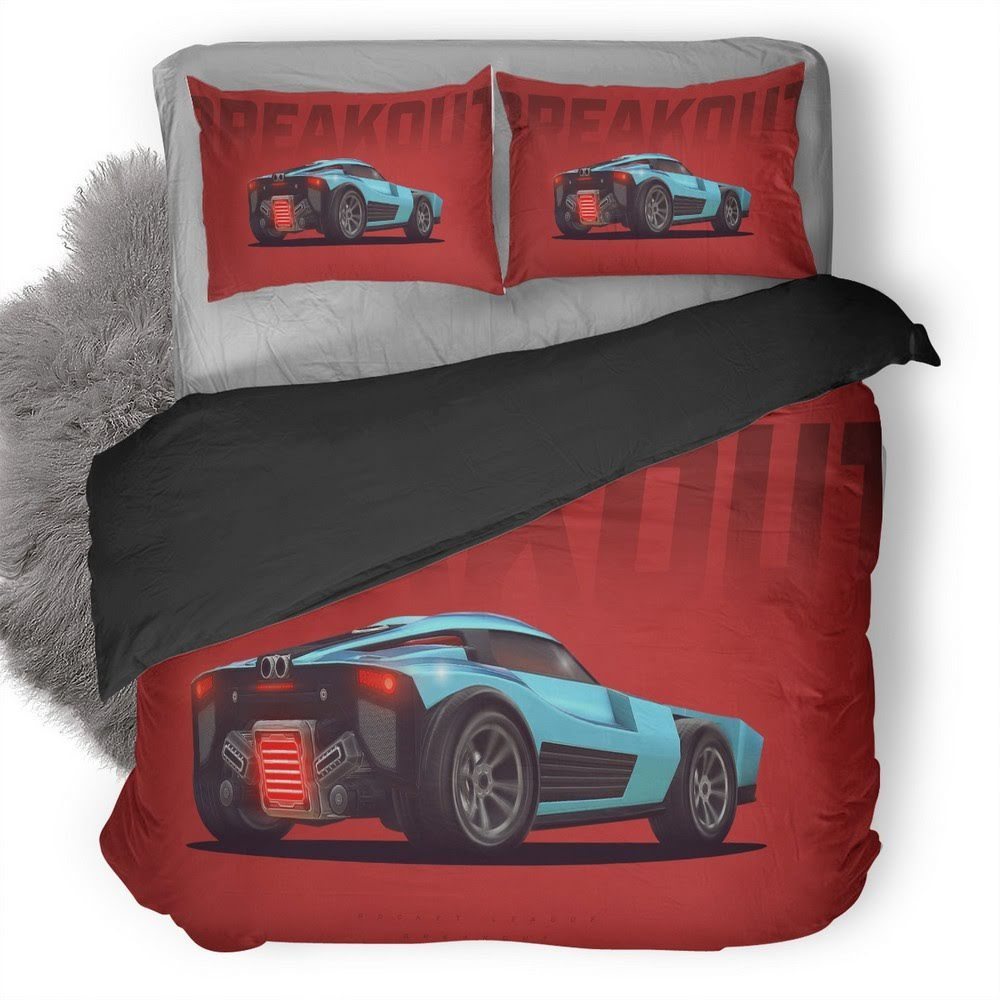 Rocket League 3D Customized Duvet Cover Bedding Set