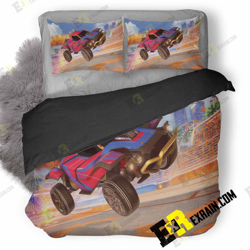 Rocket League Car K1 3D Customized Duvet Cover Bedding Set