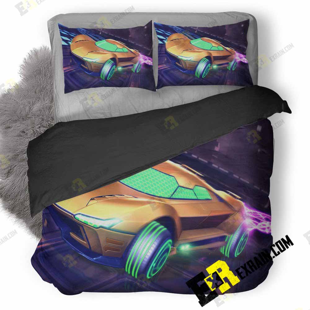 Rocket League Samus Gunship Eo 3D Customized Duvet Cover Bedding Set