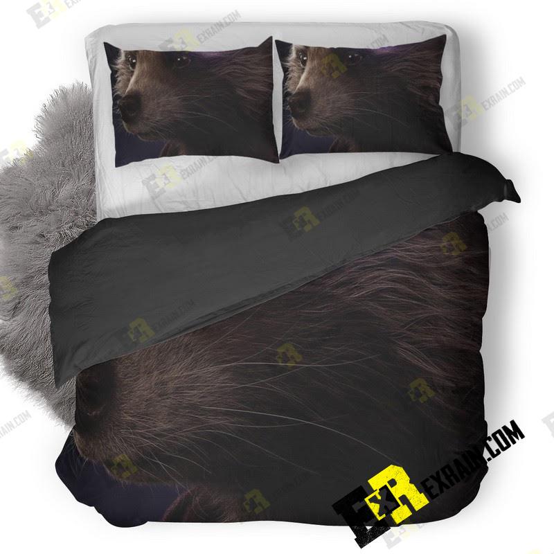Rocket Raccoon Avengers Endgame Poster 21 3D Customized Duvet Cover Bedding Set