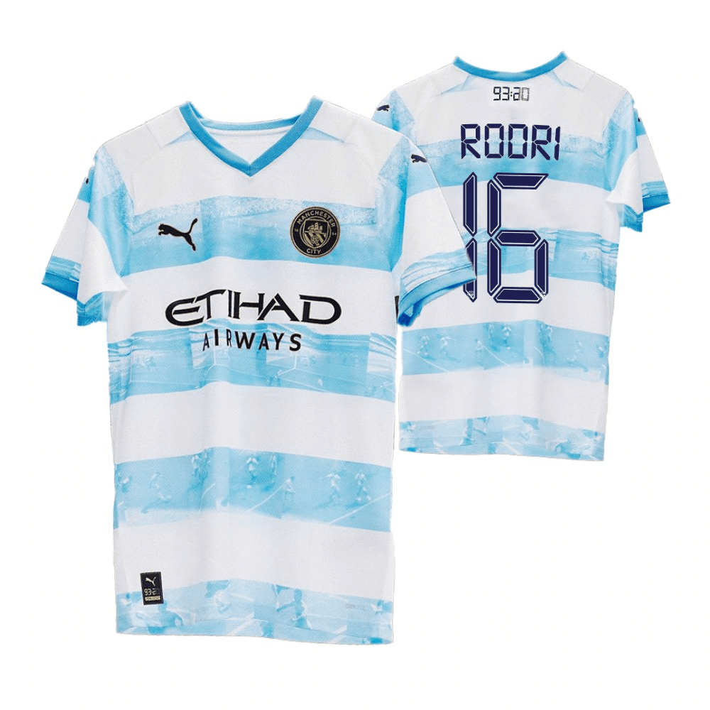 Rodri 16 Manchester City 9320 Anniversary Pre Match Special Edition Jersey