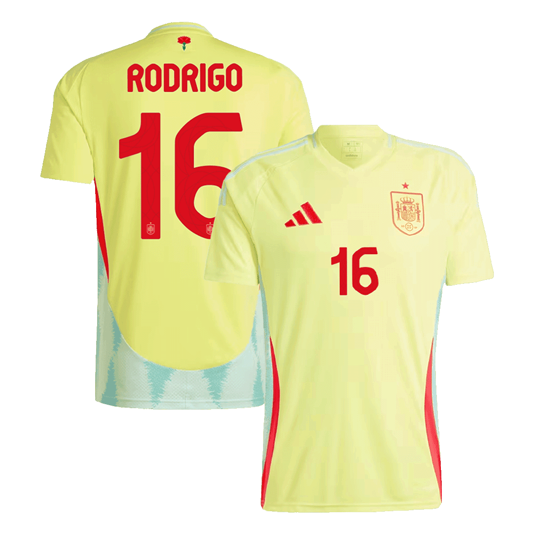 Rodrigo Men's Spain 2024 Stadium Away Soccer Jersey