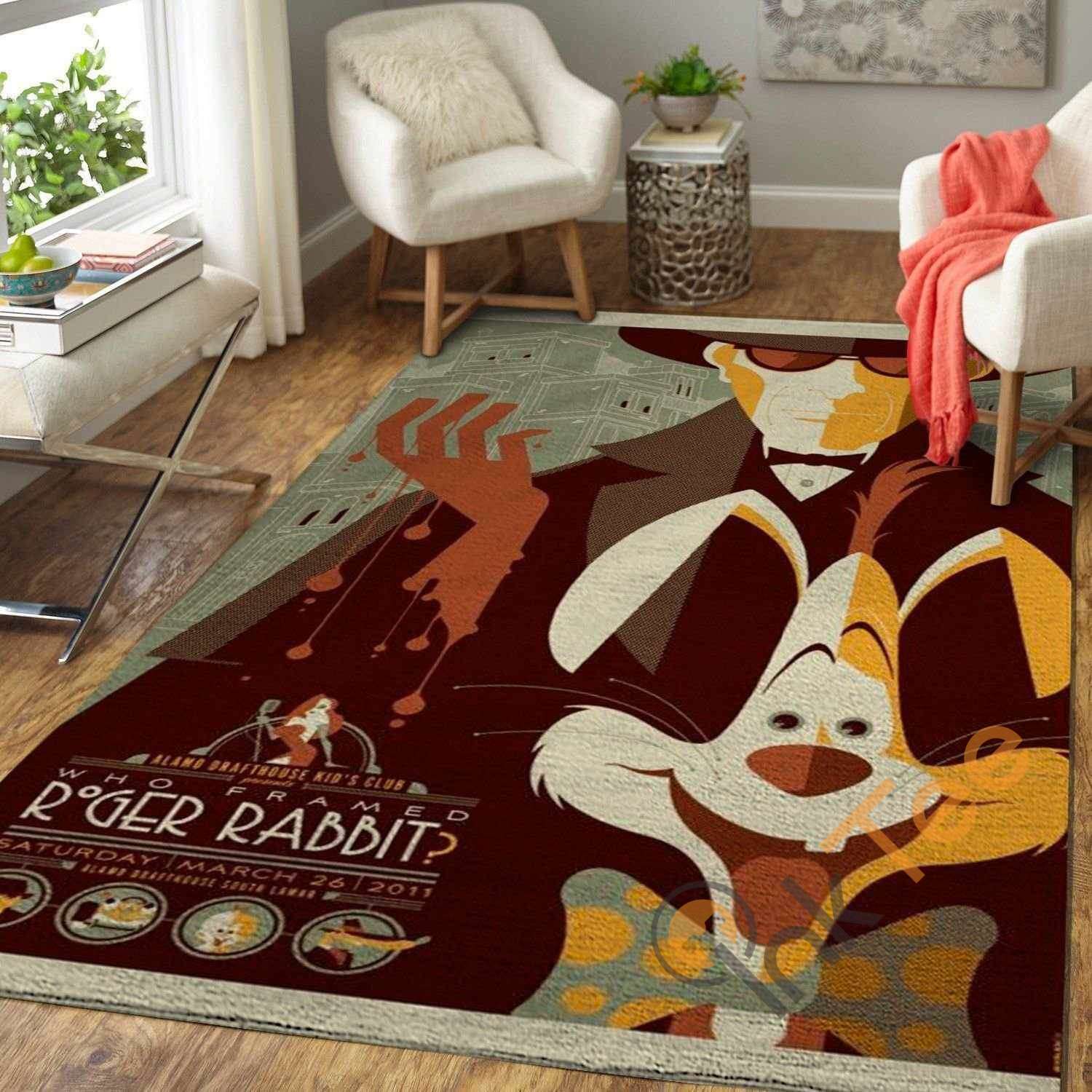 Roger Rabbit Area Rectangle Rug
