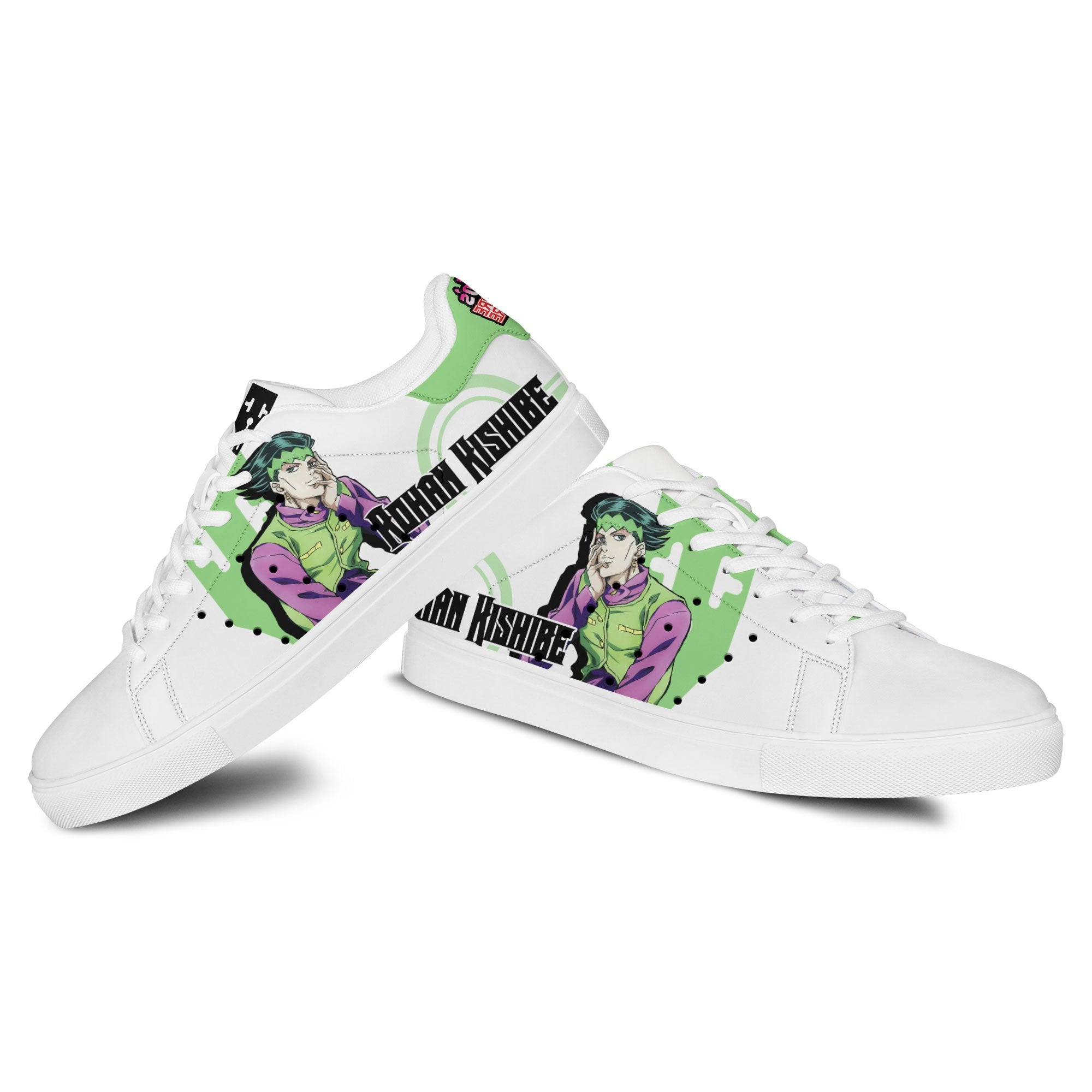 Rohan Kishibe Skate Sneakers Custom Anime Jojo’s Bizarre Adventure Shoes