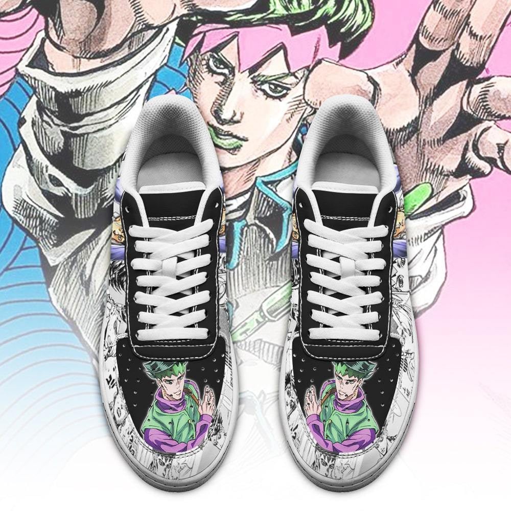 Rohan Kishibe Sneakers Manga Style JoJo Anime Shoes Fan Gift