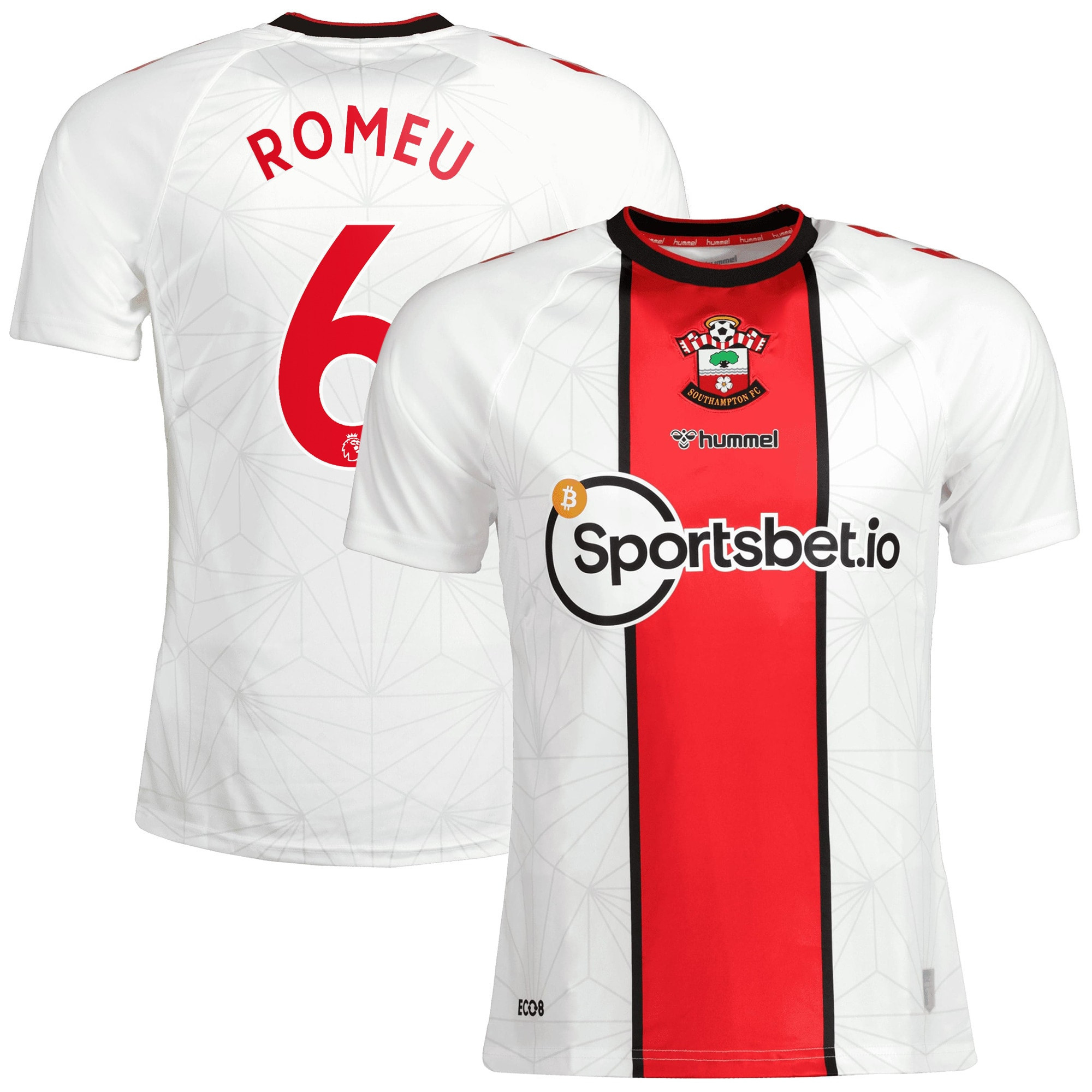 Romeu 6 Southampton 2022/23 Home Men Soccer Jersey – White