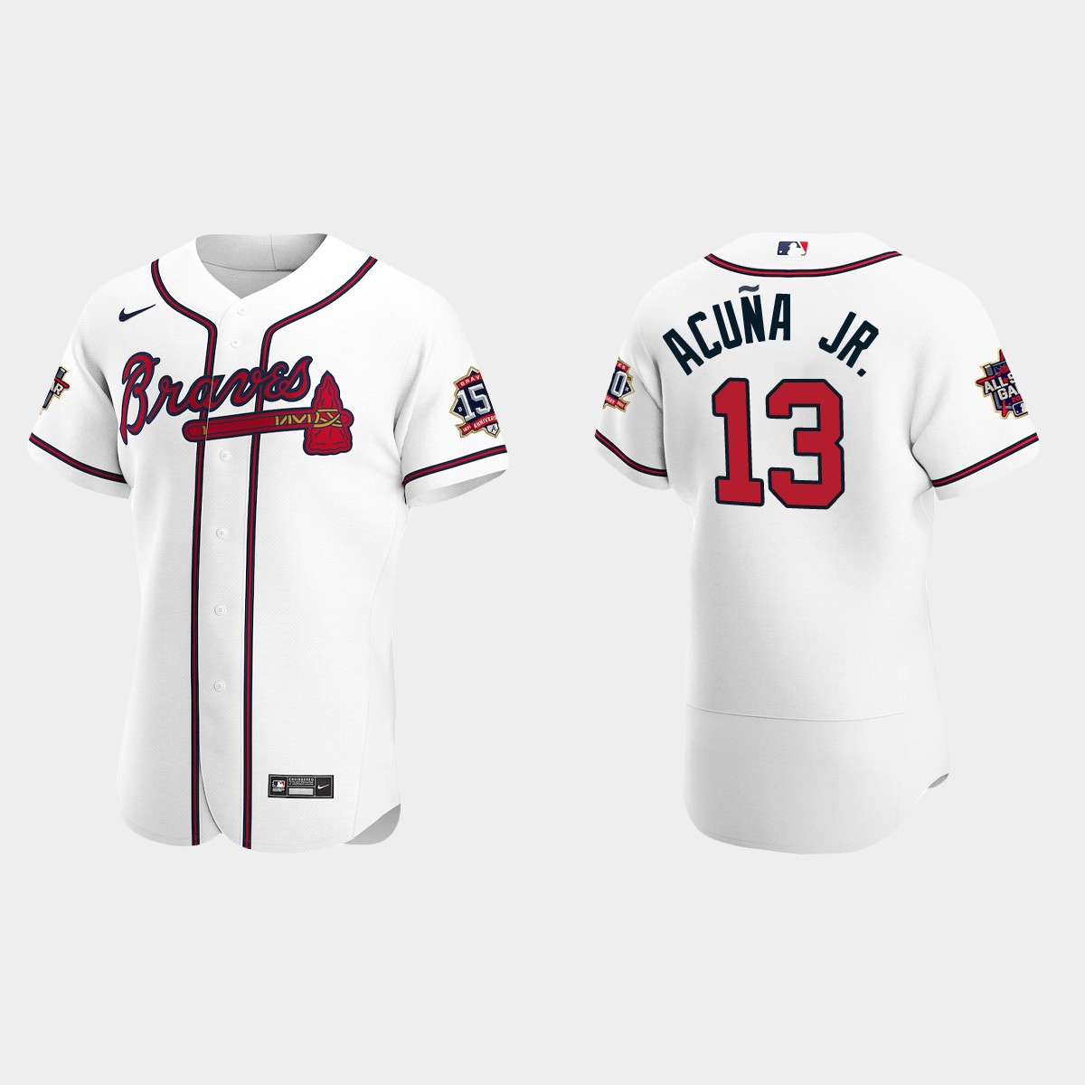 Ronald Acuna Jr. #13 Atlanta Braves 2021 MLB All-Star Game Jersey - White