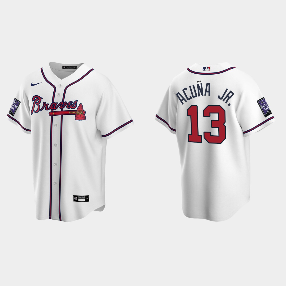 Ronald Acuna Jr. Atlanta Braves 2021 All-Star Game Alternate Jersey - White