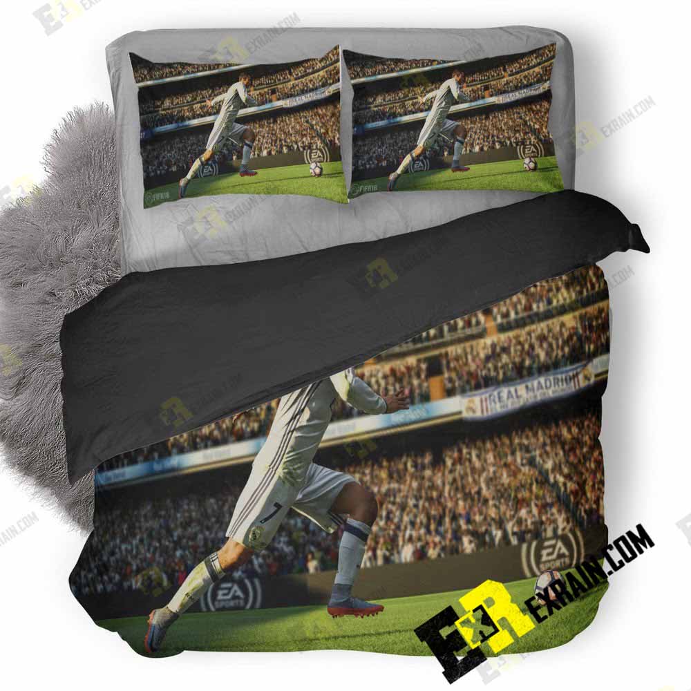 Ronaldo Fifa 18 0E 3D Customized Duvet Cover Bedding Set