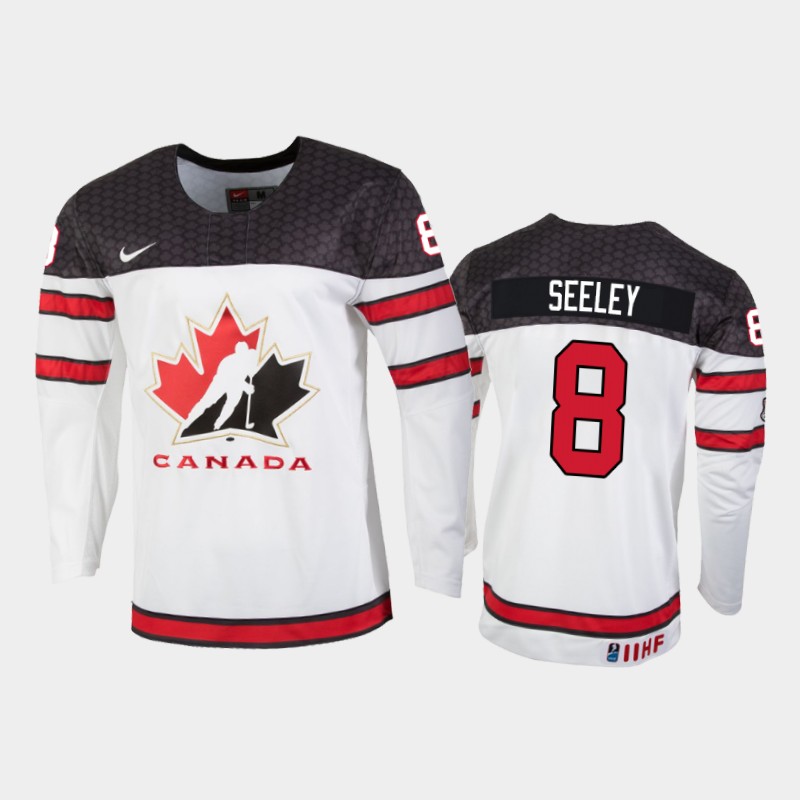 Ronan Seeley Canada White Home Jersey 2022 IIHF World Junior Championship