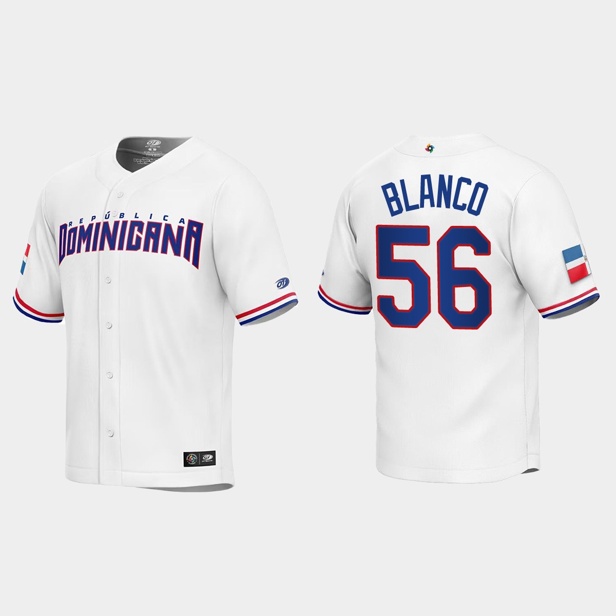 Ronel Blanco Dominican Republic  2023 World  Classic Jersey – White