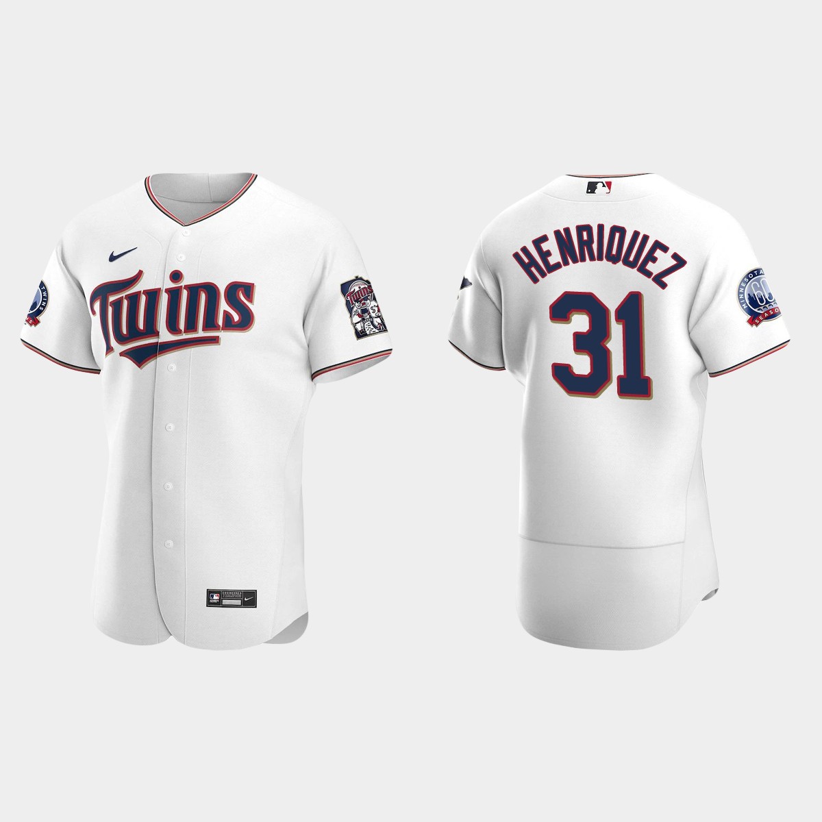 Ronny Henriquez Minnesota Twins Home Jersey - White