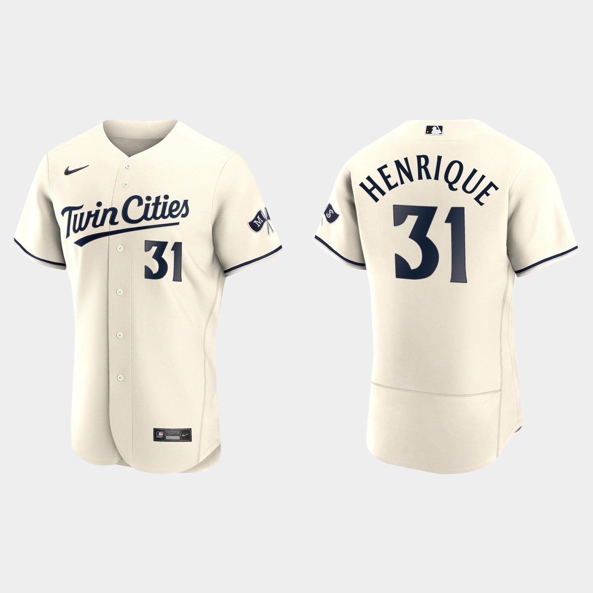 Ronny Henriquez Minnesota Twins Jersey - Cream