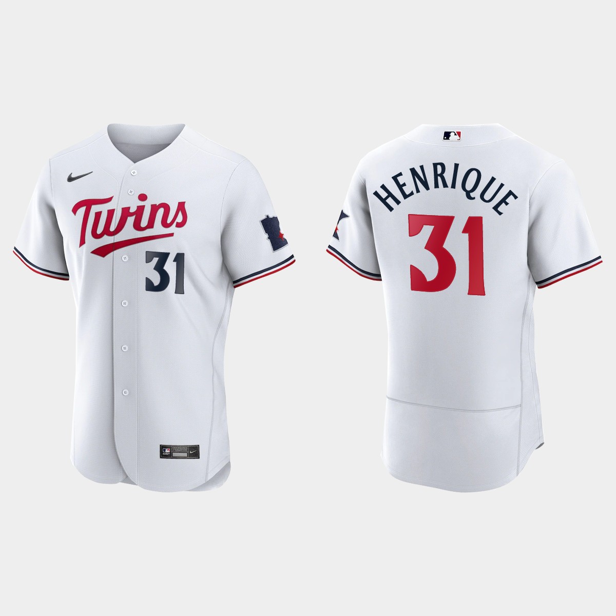 Ronny Henriquez Minnesota Twins Jersey - White